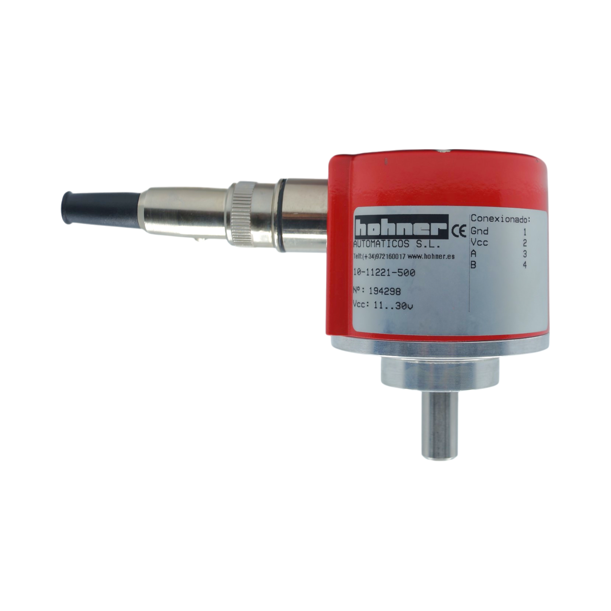 1011221500 - Hohner - Encoder Incremental con diametro exterior de 50mm de 500ppr