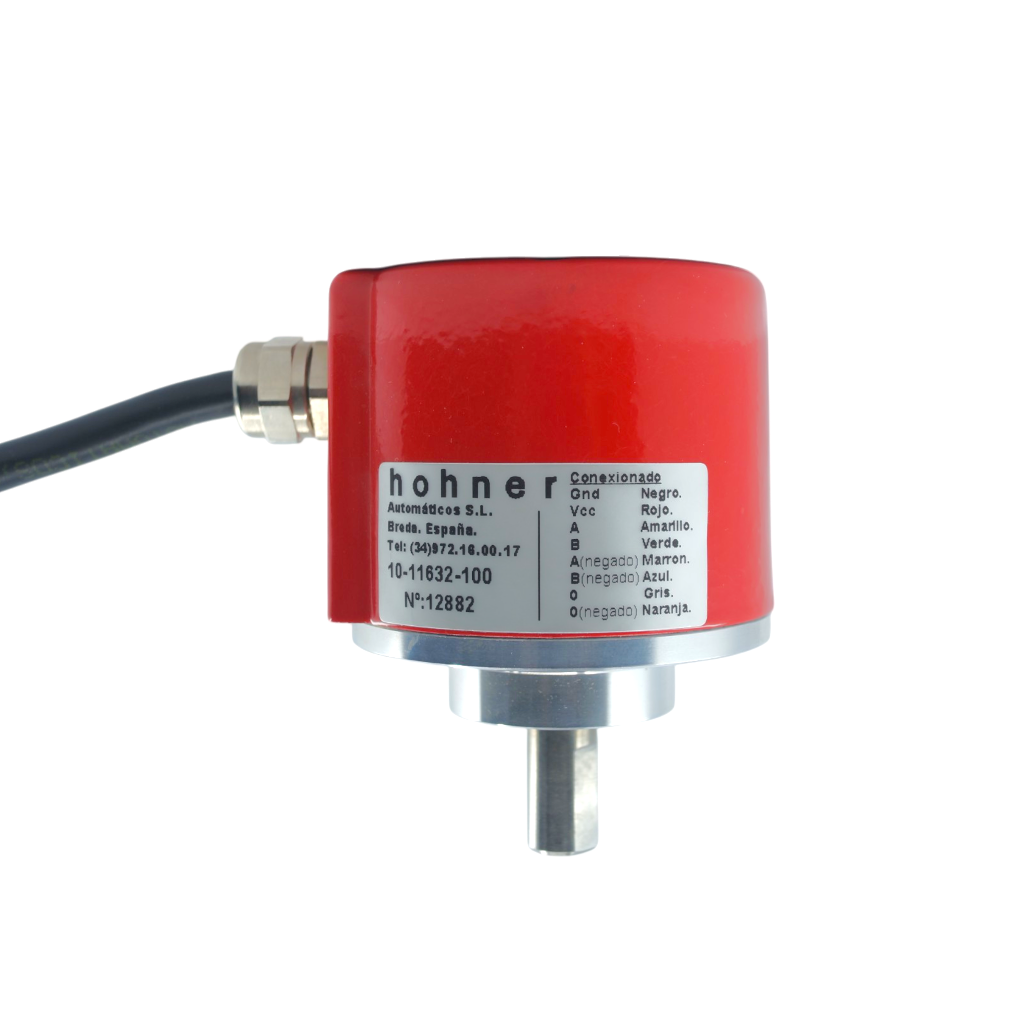 1011632100 - Hohner - Encoder Incremental con diametro exterior de 50mm de 100ppr