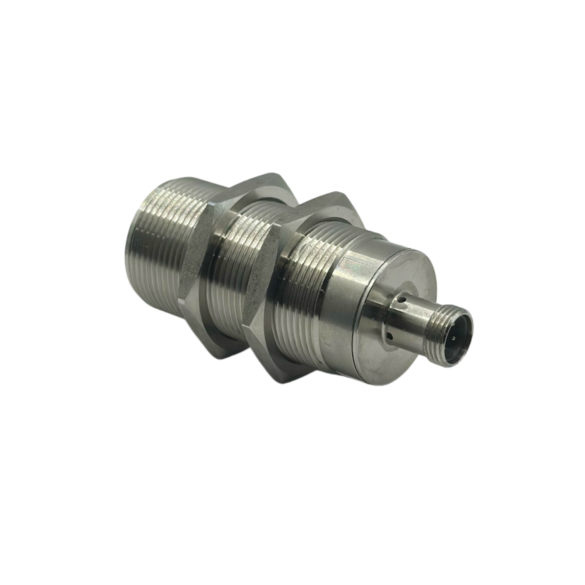 SMF30-C10 NPN NO H - Aeco - Sensor inductivo cara metalica de 30mm salida NPN NO en vcd conector M12