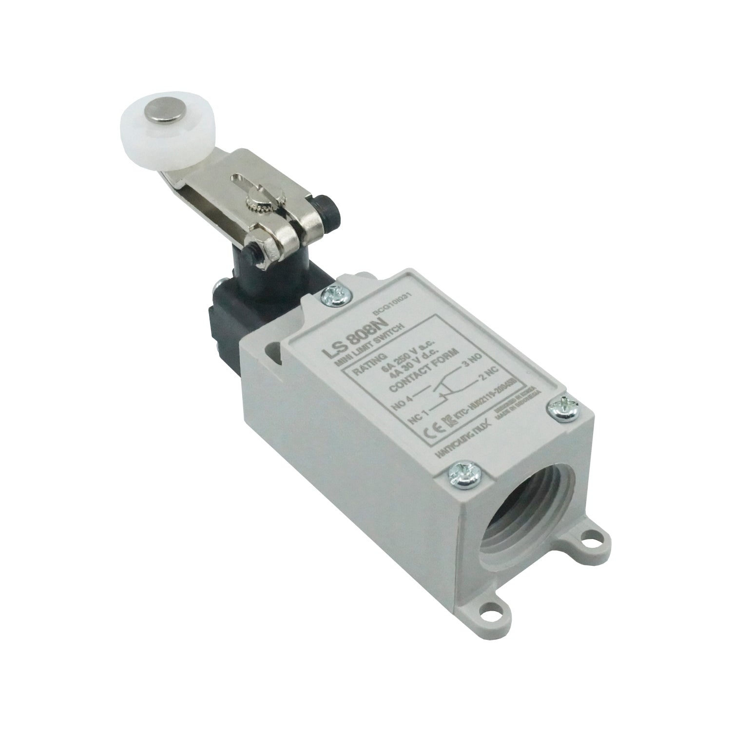 HY-LS808N - Hanyoung - Mini limit Switch plastico con rodillo fijo