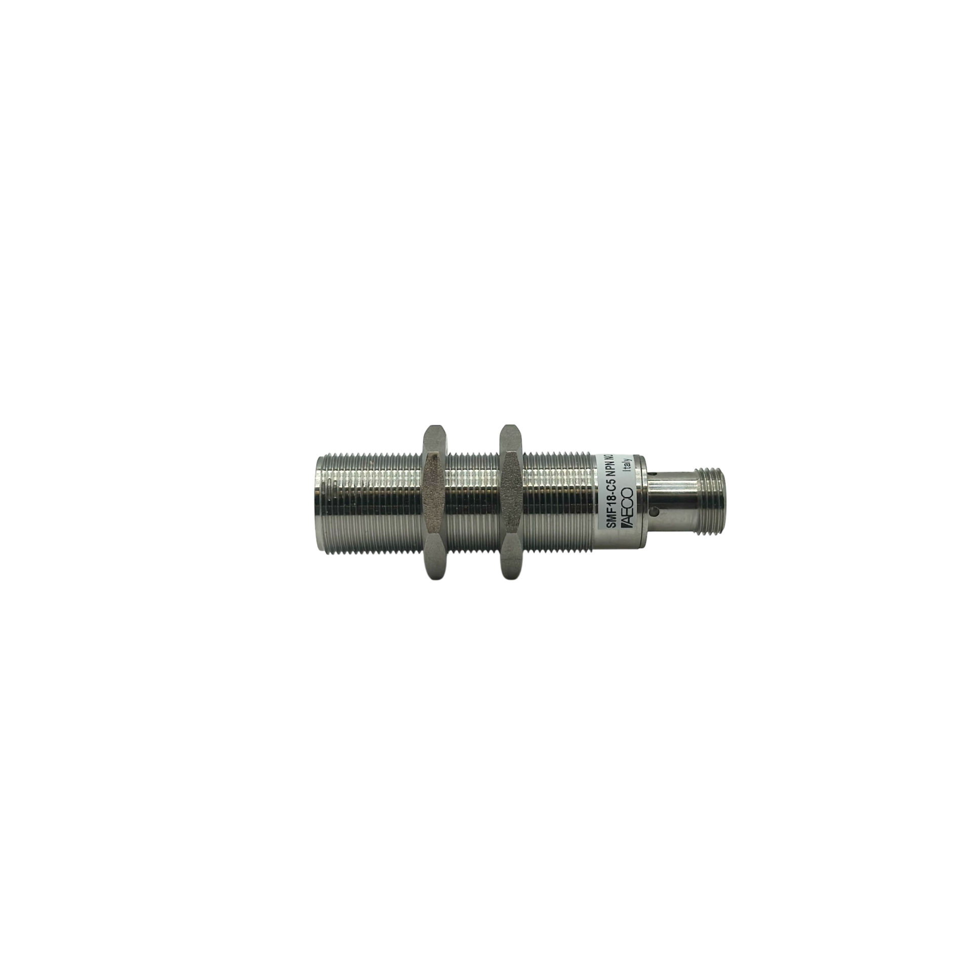 SMF18-C5 NPN NO H - Aeco - Sensor inductivo cara metalica de 18mm salida NPN NO en vcd conector M12