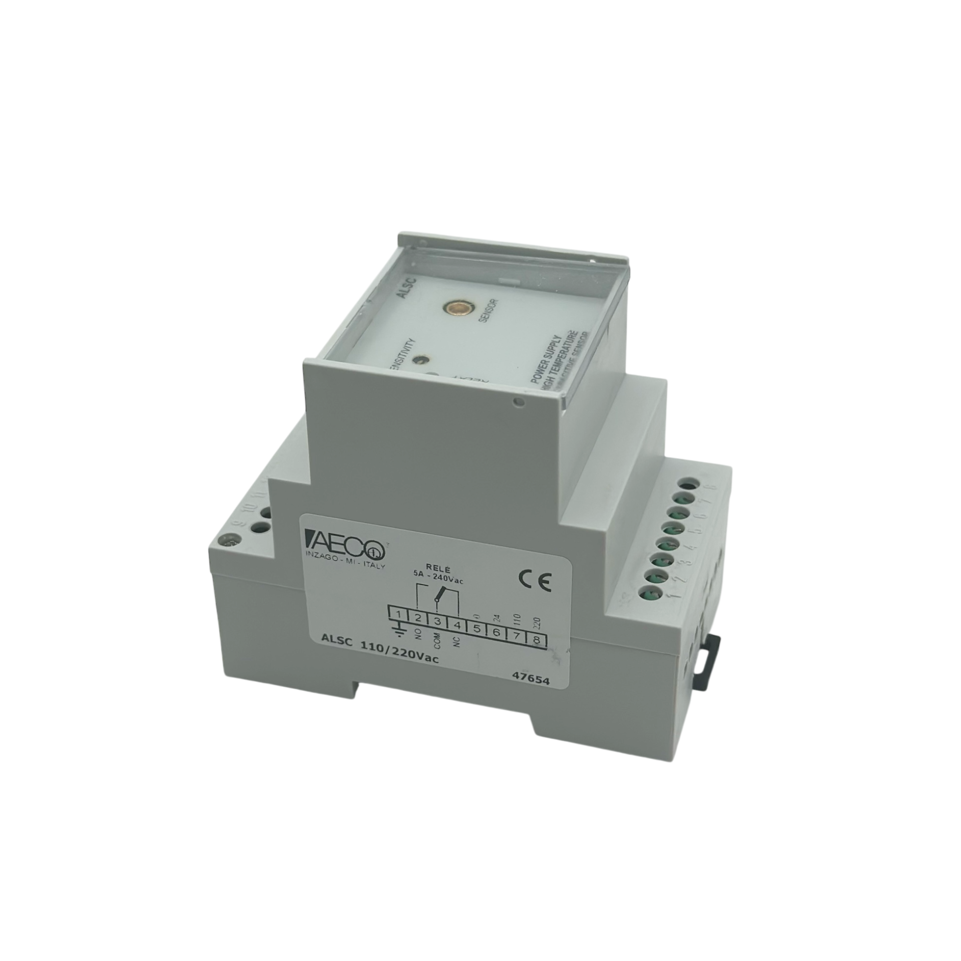 ALSC 110/220VCA - Aeco - Amplificador para sensor capacitivo de temperatura salida a rele vca