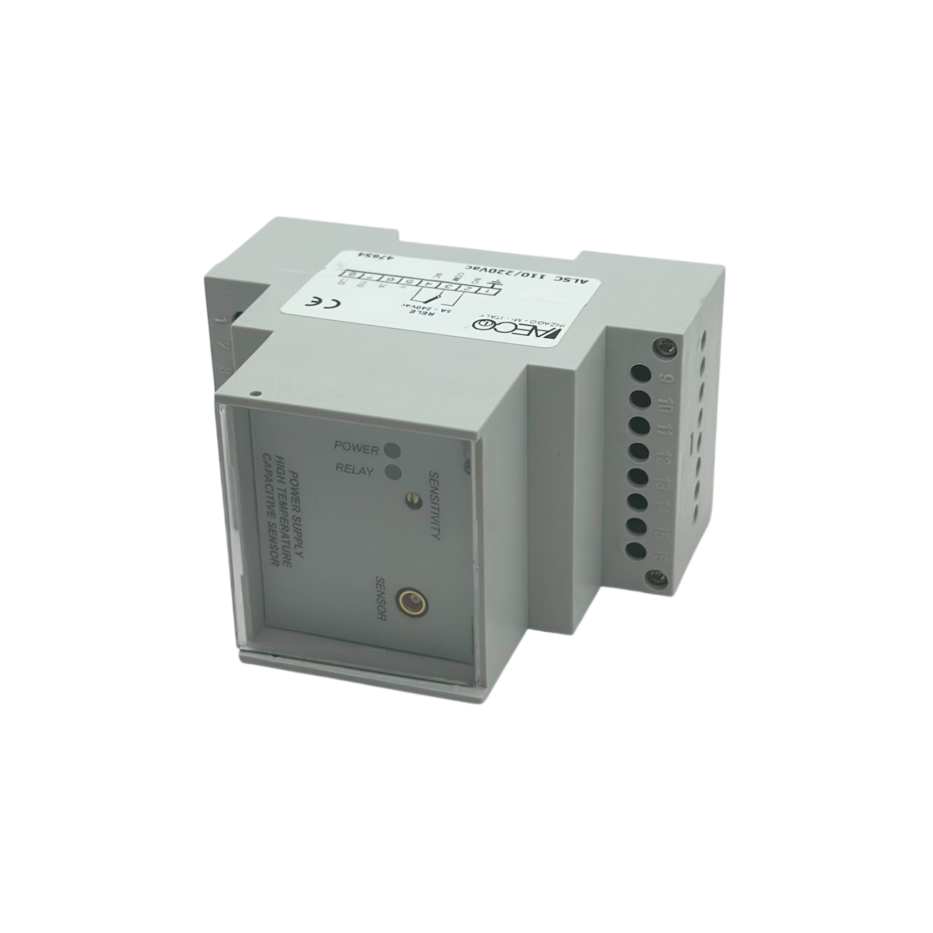ALSC 110/220VCA - Aeco - Amplificador para sensor capacitivo de temperatura salida a rele vca