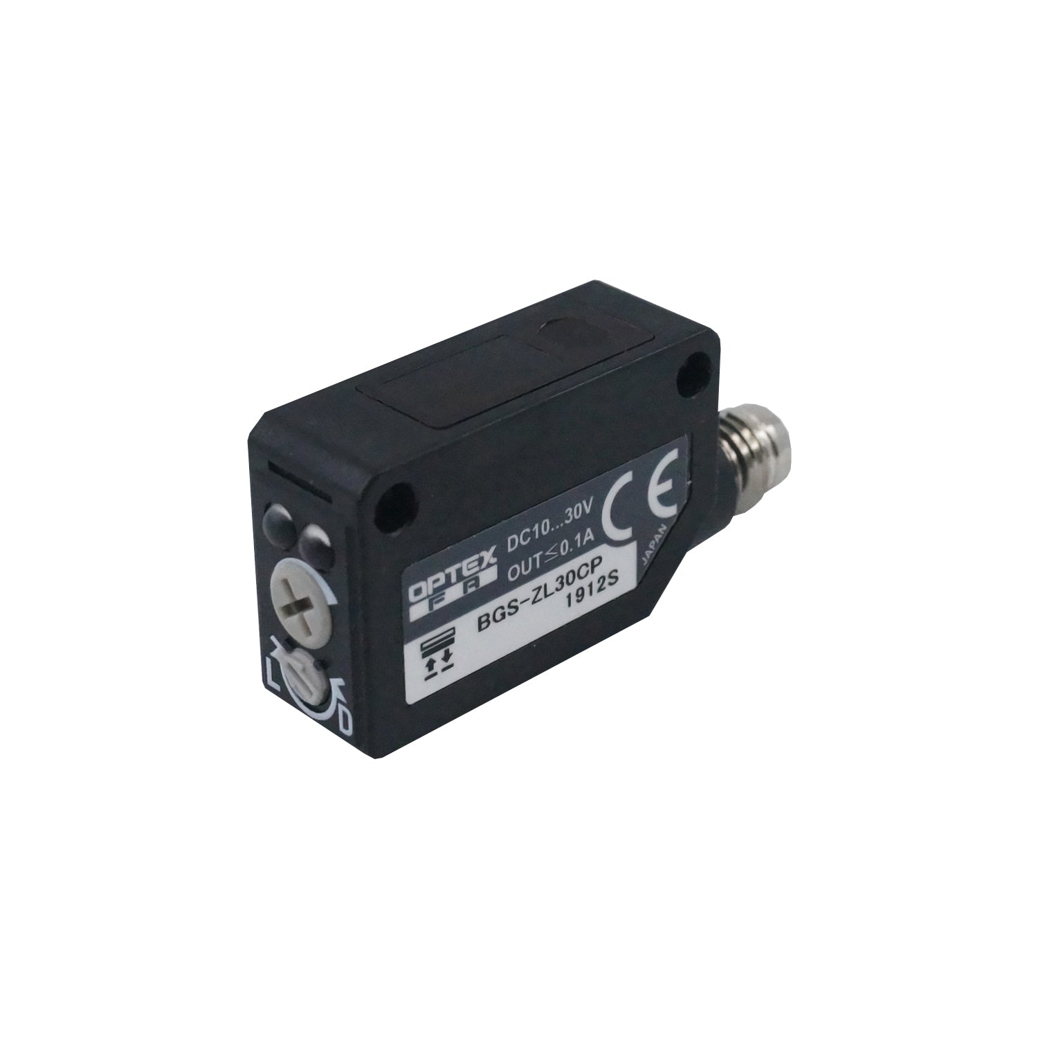 BGS-ZL30CP - Optex - Fotocelda BGS laser de 20x31x11mm salida PNP L.O D.O en vcd conector M8