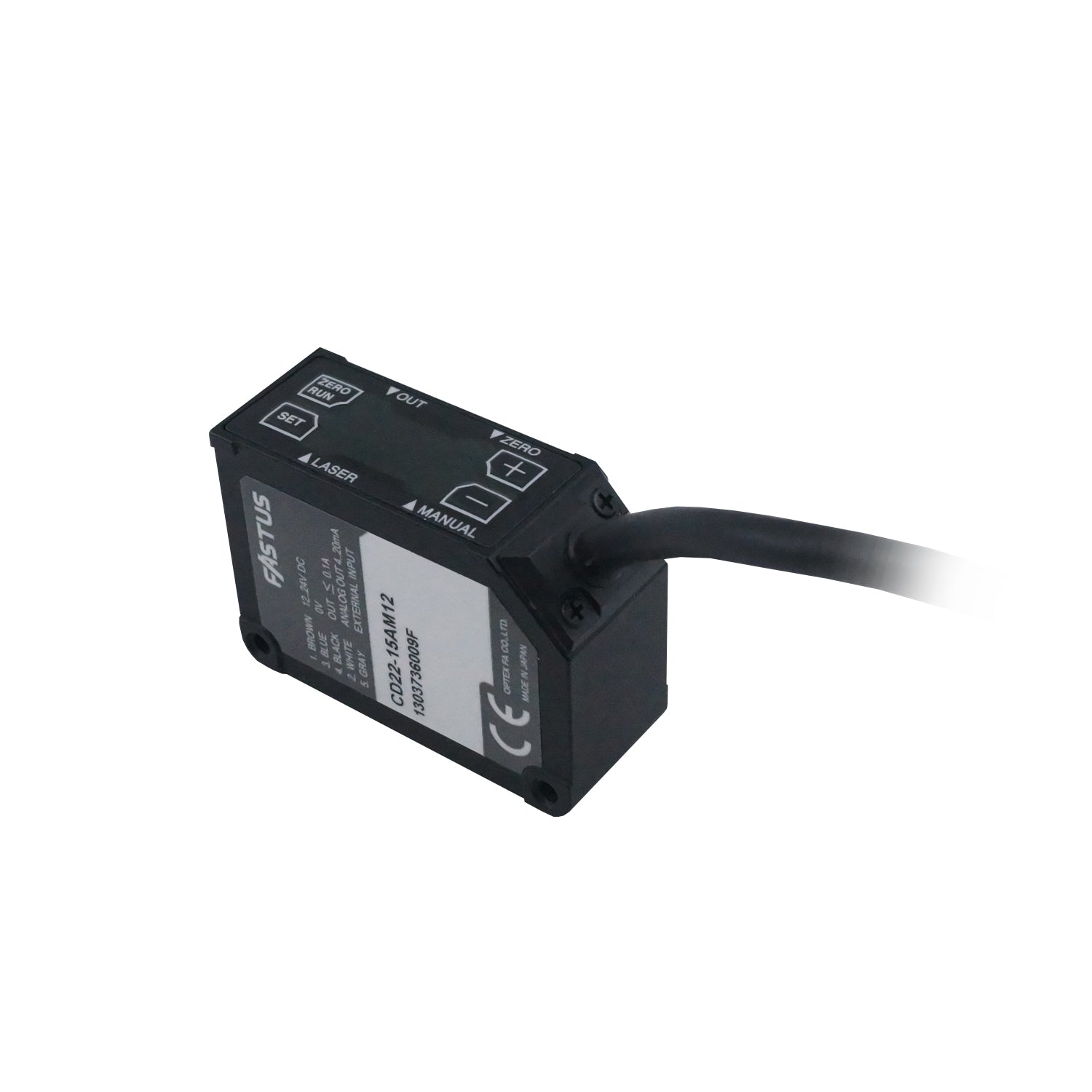 CD22-15AM12 - Optex - Fotocelda analoga laser de 31X44X18mm salida NPN/PNP en vcd conector M12