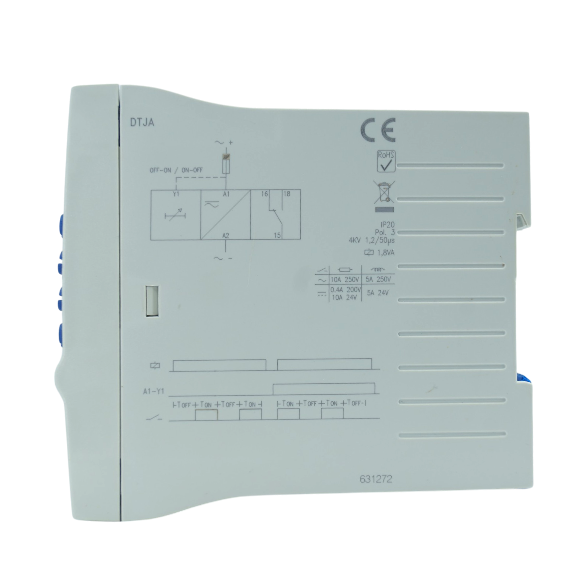 DTJA U40 192 - Disibeint - Temporizador ciclico asimetrico multigama