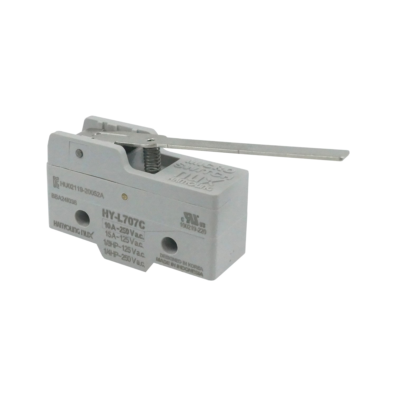 HY-L707C - Hanyoung - Micro Switch de Palanca larga