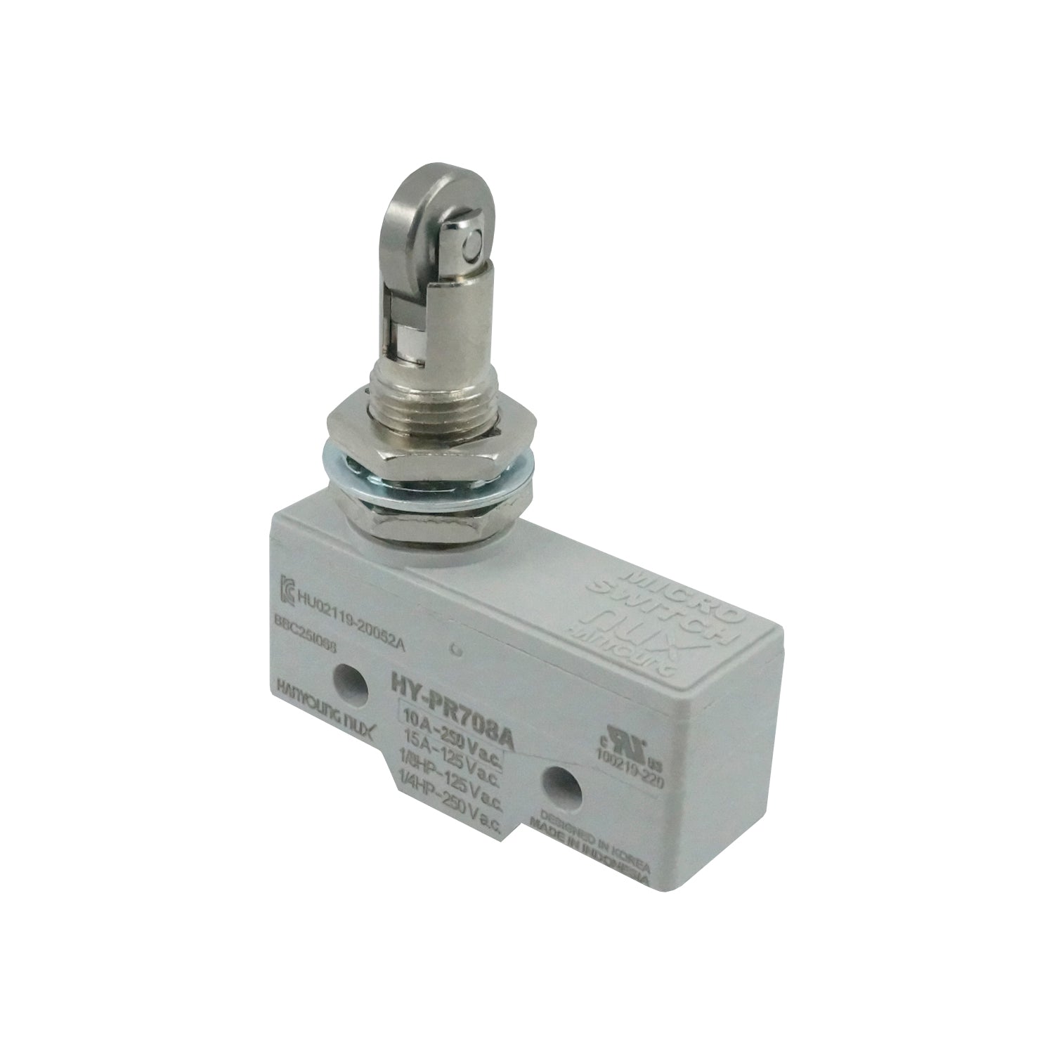 HY-PR708A - Hanyoung - Micro Switch de Rodillo Vertical