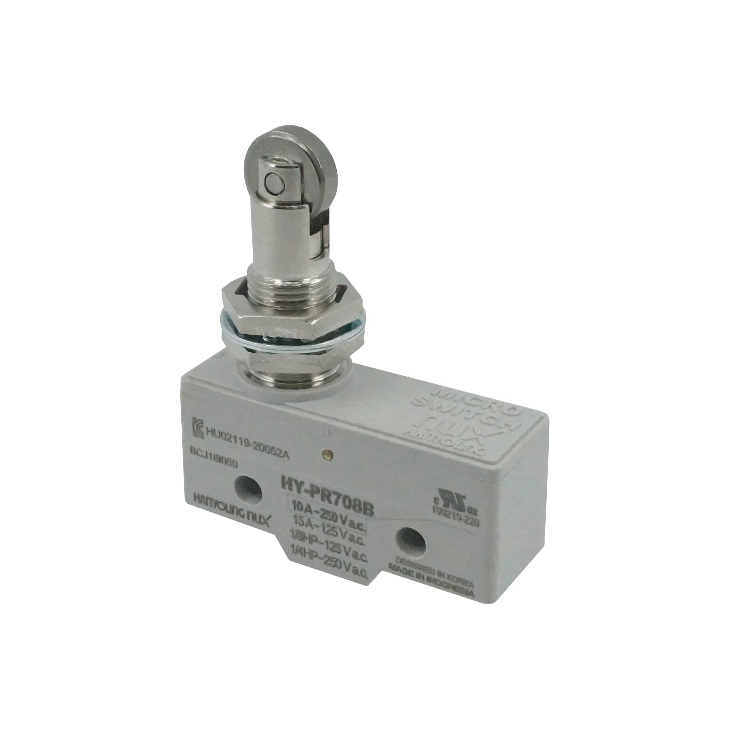 HY-PR708B - Hanyoung - Micro Switch de Rodillo Horizontal