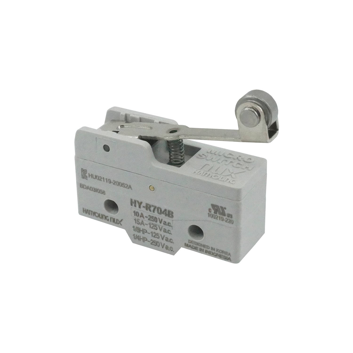 HY-R704B - Hanyoung - Micro switch de palanca con rodillo