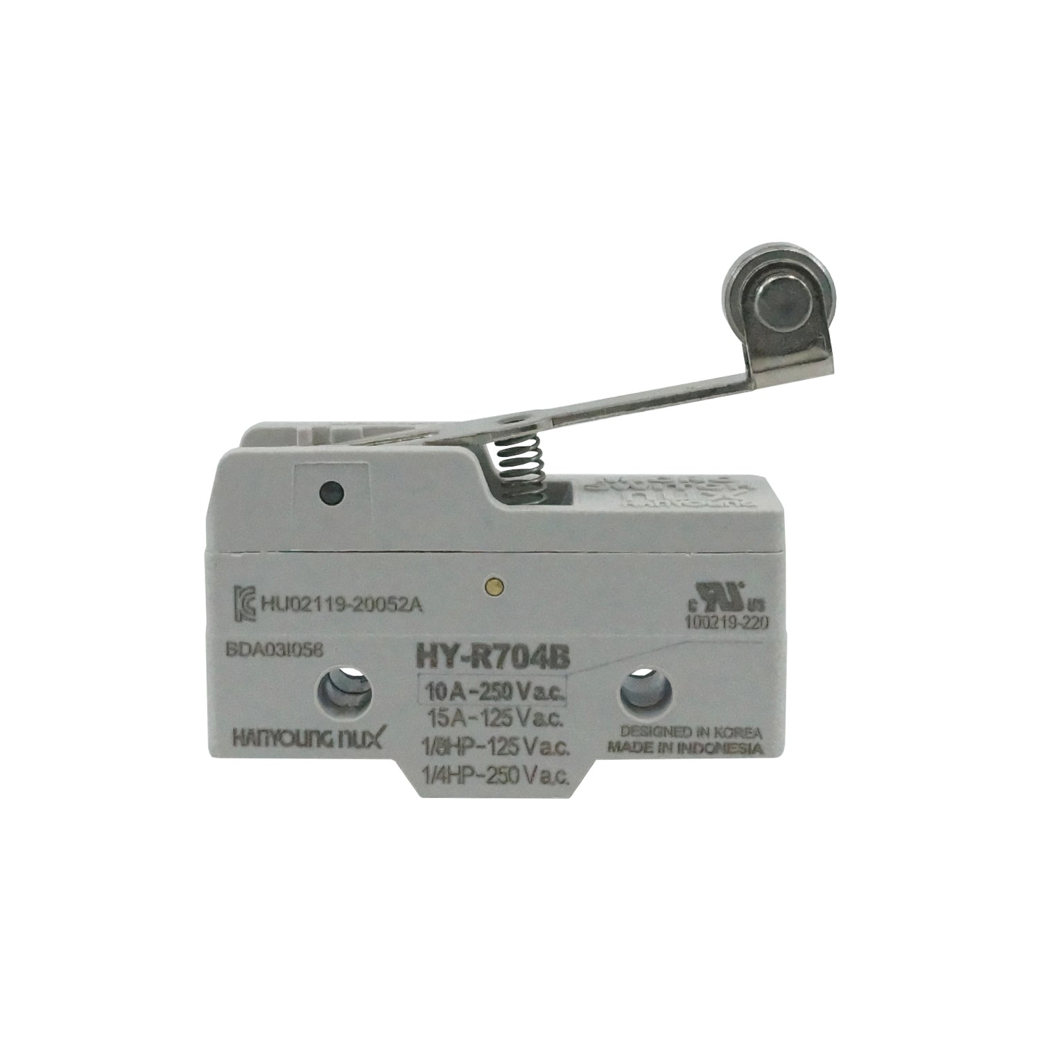 HY-R704B - Hanyoung - Micro switch de palanca con rodillo