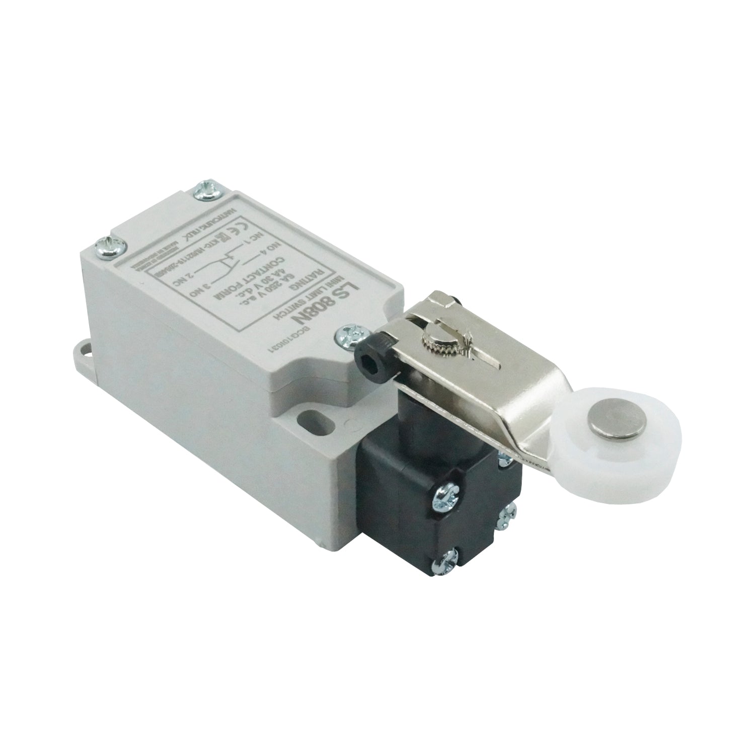 HY-LS808N - Hanyoung - Mini limit Switch plastico con rodillo fijo