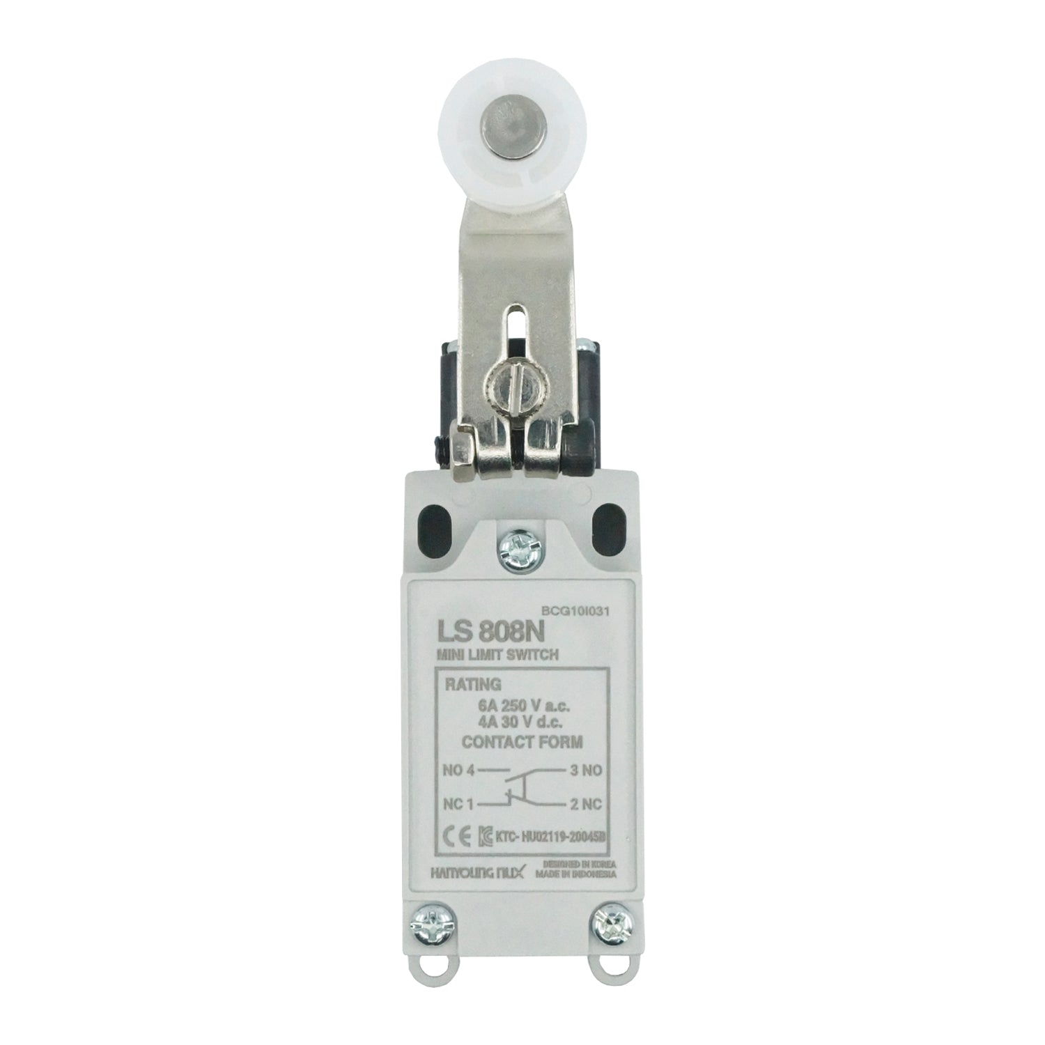 HY-LS808N - Hanyoung - Mini limit Switch plastico con rodillo fijo