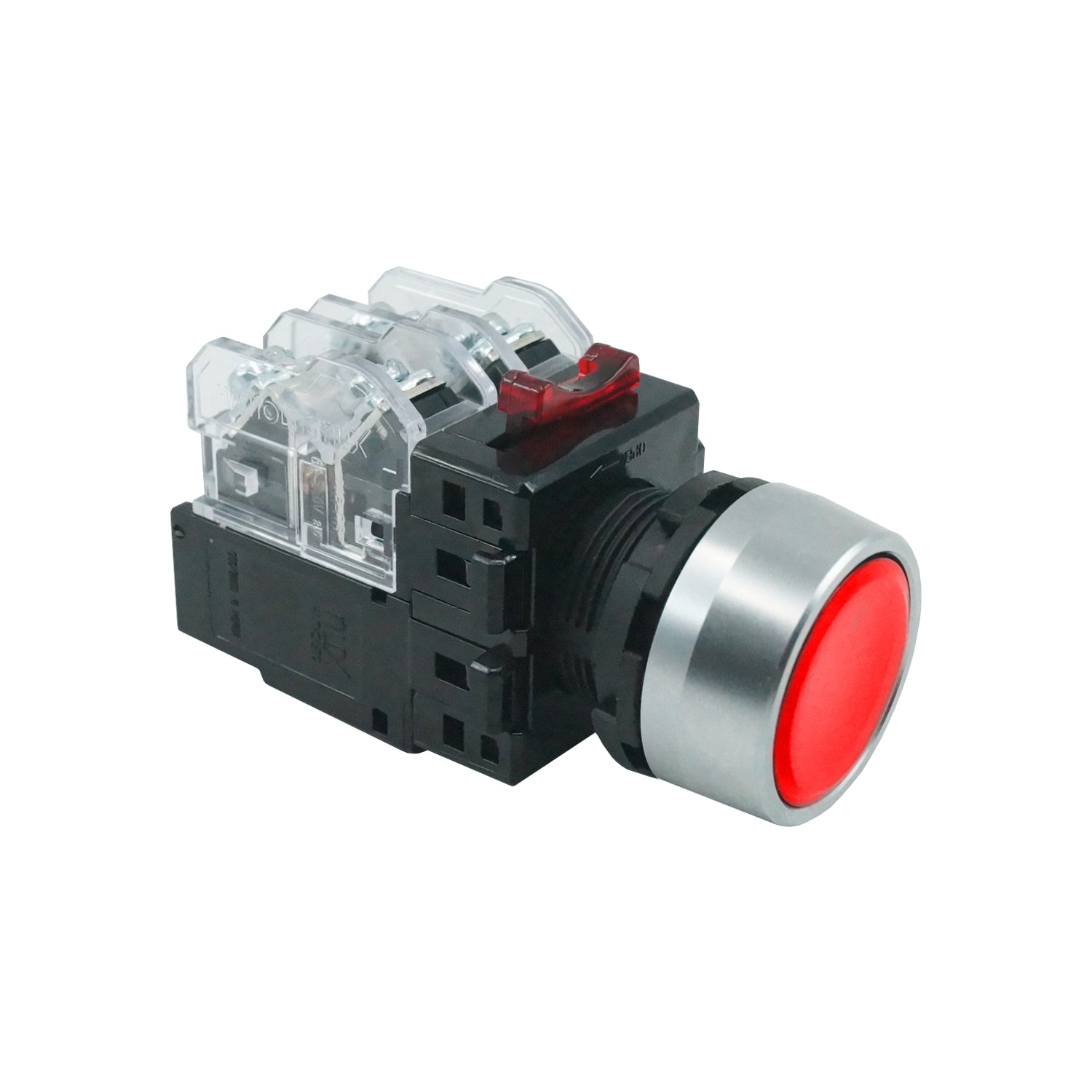 MRX-RM1D0R - Hanyoung - Botón pulsador Iluminado rojo