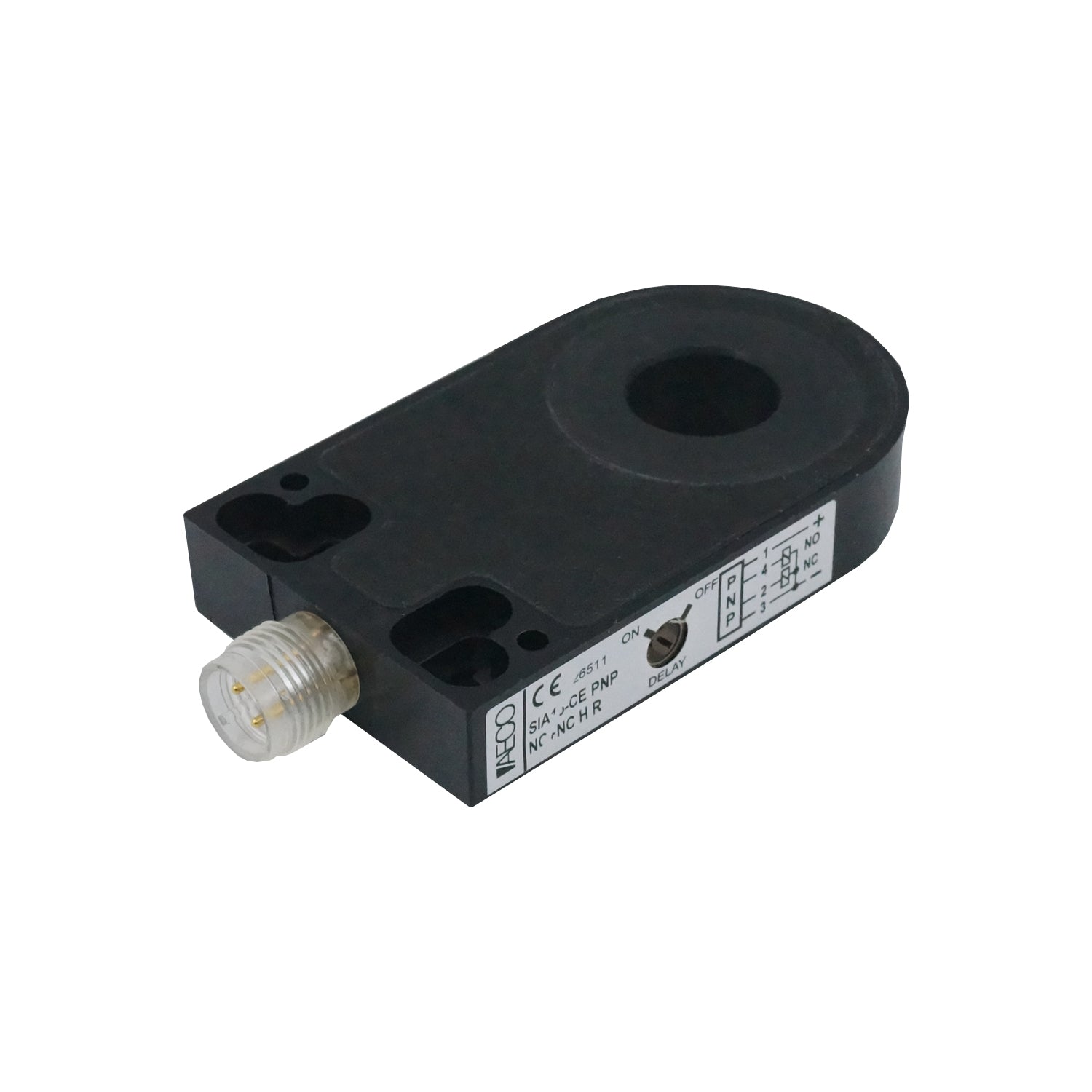 SIA15 - CE PNP NO+NC H R  - Aeco - Sensor inductivo de 15mm salida PNP NO+NC en vcd conector M12